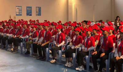 武昌区文明办领导莅临必赢官网 为军运会志愿者加油鼓劲 武昌区文明办领导莅临必赢官网 为军运会志愿者加油鼓劲