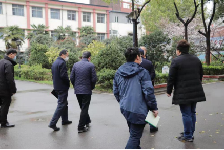 洪山区领导干部莅临必赢官网开展联系“七个一”重点工作 洪山区领导干部莅临必赢官网开展联系“七个一”重点工作