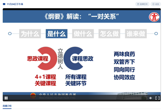 必赢电子游戏网站开展“课程思政”线上培训学习活动 必赢电子游戏网站开展“课程思政”线上培训学习活动